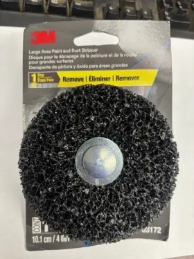 03172 3m Genuine # Large Area Paint And Rust Stripper 4 Inch