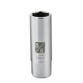 A7653f A Abigail 5/8-inch Magnetic Spark Plug Socket 3/8-inch Drive 6-point Chrome Vanadium Steel