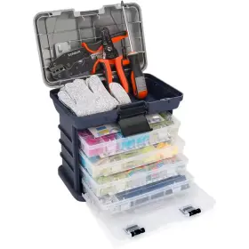 Ahfiwaso 711181076578 Portable Automotive Electrical Tool Kit Set With Wire Connectors Terminals