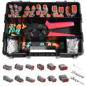 B0dj4dmrb6 Aikoolwer Deutsch Connector Kit Crimper Ratcheting Tool 2 3 4 6 8 12 Pin