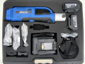 Pz-1550 Air Pipe Airpipe Cordless 18v Hydraulic Crimping Tool With Case And Accesories