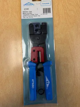 Rj-45 Allen Tel Products 799158610451 New Ratchet Type Multi-function Telephone Crimp Tool At680 For Rj-11 And