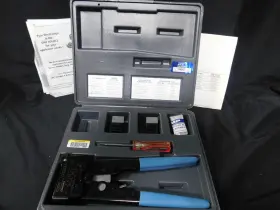 1-231666-0 Amp Crimper Terminating Tool Kit For Crimping Network And Phone Lines Eb97