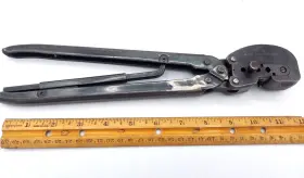 59461 Amp Te Connectivity Ratchet Crimp Tool Stratotherm 12-10 Awg Clean