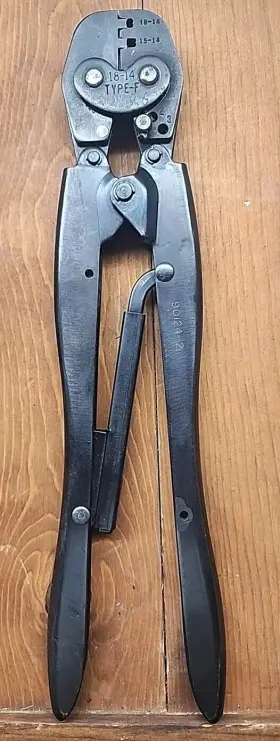 90124-2 Amp Hand Crimping Tool Type-f 18-14 15-14