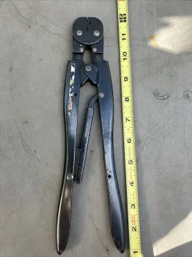 90189-1 Amp Vintage 90189 Type F Pin Connector 20-18 Awg Hand Ratchet Crimper Tool