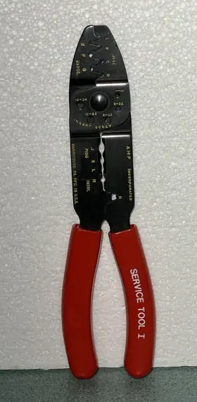 Amp 90287-1 Hand Crimp Tool - For Installing Uni-mate Terminals And Connectors