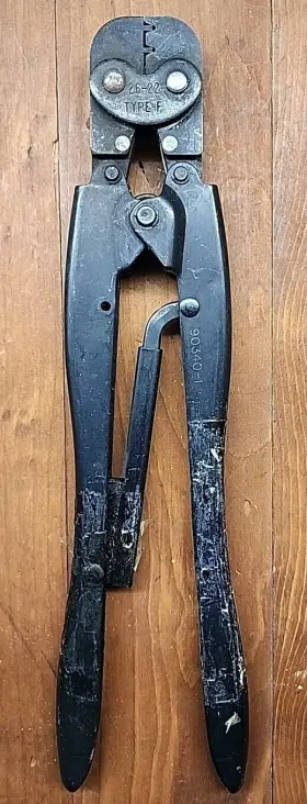 90340-1 Amp 22 Awg - 24-26 Type-f Crimper Crimping Tool