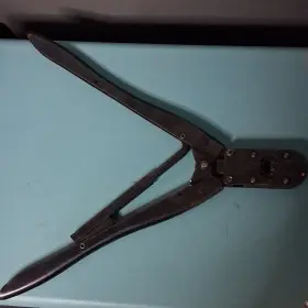 90467-1 Amp Hand Crimper Tool Metal Manual Crimping Pliers Black Sheath