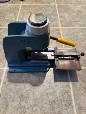 91085-2-f Amp Euc Manual Arbor Press Connectors Cable Assembly Crimper Crimping