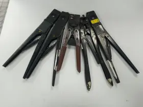Stc-60 Amp Daniels Lot Of 5 Crimp Tools With And