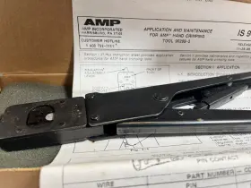 90299-2 Amp Mate-n-loc Type F Wire 16 Thru 14 Crimping Tool Mate-n-look With Box And Info Sheet