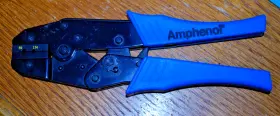 Amphenol Ctl-9 Rfx Crimp Tool With Ideal 30-576 Die Coax Rf Connector