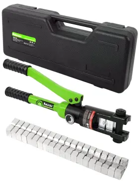 250mcm Amzcnc 10awg 12 Ton Hydraulic Wire Crimper Battery Cable Lug Terminal Crimping Tool