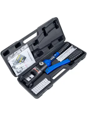 B09y5y1bgm Amzcnc 16 Ton Hydraulic Cable Lug Crimper 9 Awg - 600 Mcm Electrical Terminal To