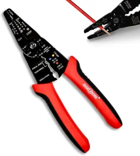 Angelsword 760218604147 8 Inch Wire Stripper Cable Crimping Pliers Cutter W