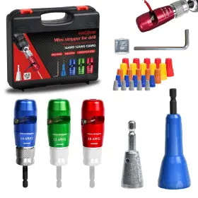 B0dyp8b588 Angelsword Wire Stripper And Twister Tool For Drill 10/12/14 Awg Blades Caps