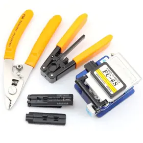 Fc6s Anptaike 721295996747 Ftth Optical Fiber Tool Kit With 36000 Cutter And Drop Cable