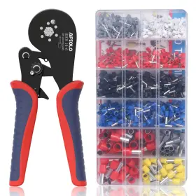 Ap-16-6-2 Apiolo Hexagonal Ferrule Crimping Tool Kit With 1200pcs Ferrules Connectors Wire End