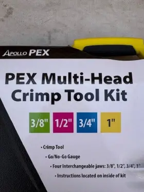 69ptkh0015q Apollo Pex - Flex Multi-head Crimp Tool Kit