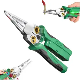Apryew 708166644464 8 In 1 Wire Stripper With Voltage Tester Pinzas De Electricidad Multi-function