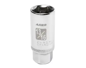 11019-13 Ares 818765029972 11019-13/16-inch 3/8-inch Drive Magnetic Spark Plug Socket - Powerful Magnet