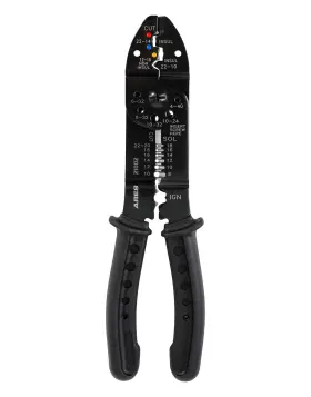 Ares 840129900023 21002-9-inch Wire Stripper Crimper And Cutter Electrical Multi-tool - Crimp