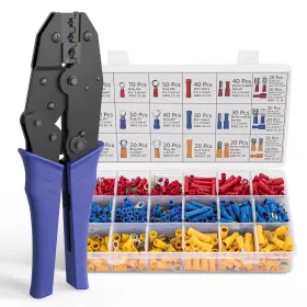 Af-30j700 Askcable Crimping Tool Ratcheting Wire Crimper For 700pcs Insulated Connectors Ra