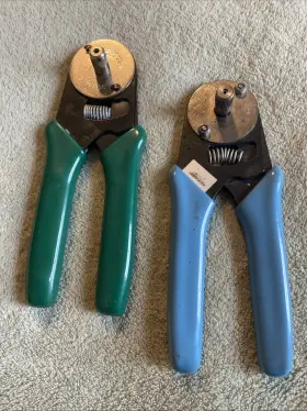 70-4000 Astro 422d Lot 2 Crimpers Crimping Hand Crimp Tool Shattuck Industries