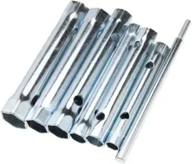 Auto-plaza 778836672219 6pcs Dualended Wrench Socket Plumber Back Nut Tap Spark Plug Spanner Set Extende