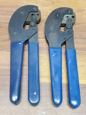 Attc-5 Automatic Tool Company Co. Coax Crimper Hex Lot Of 2 Different Free Ship