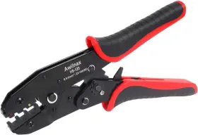 Aw125  Awilnax Crimping Tool For Heat Shrink Connectors Awg 22-10 Ratcheting Wire Crimper Tools