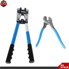 Ber355215 Berliii Battery Cable Lugs Crimping Tool Wire Crimper And Cutter For 6-50mm New