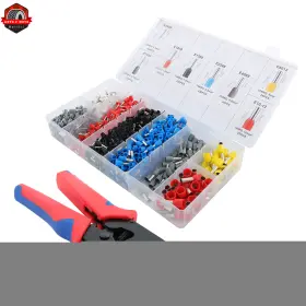 Ber580770 Berliii Ferrule Crimping Tool Kit Awg 23-7 Self-adjustable Ferrel Crimper With 1200pcs