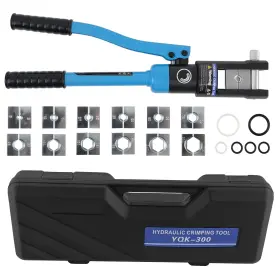 8udb2j Bfo Heavy Duty Terminal Crimping Tool 16mt Hydraulic Crimper With 13 Hex Dies Set