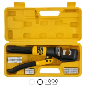 Ibk5lp Bfo 10t Heavy Duty Hydraulic Crimper Tool Set With 9 Dies For Battery Cable 12awg