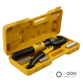 U15938 Bfo 10t Hydraulic Crimper Crimping Tool With 9 Dies For Battery Cable 12awg-2/0awg