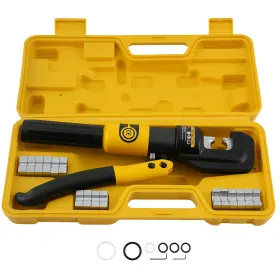 U2p30t Bfo Heavy Duty Hydraulic Crimper Tool Set With 9 Dies For Battery Cable 12awg-2/0awg