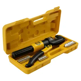 Zb0ghe Bfo 10 Ton Hydraulic Crimper Crimping Tool With 9 Dies Wire Battery