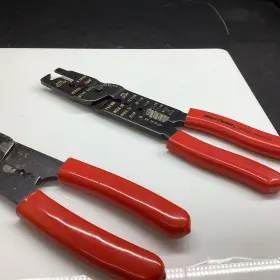 Pwc-12a Blue Point Pwc-23 Pair Of Crimper Stripper Pliers And Red Handles