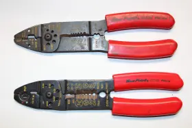 Pwc28a Blue Point Pwc14 Blue-point Tools Crimper/stripper/cutter Wire Stripper Red Grip 2pc
