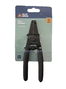 Br9262u Blue Ridge Wire Stripper/ Cutter Comfort Grip Handle/w Locking.black New