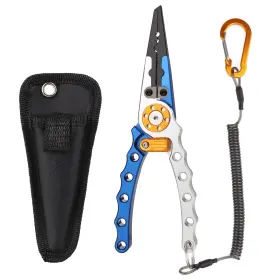 Baftx01l5b01u Booms Fishing Small Pliers 5.8in Aluminium 8.8 Inch Blue 5.8