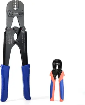 Iws-1608m Branded Wire Rope Crimping Tool For Aluminum Loop Sleeve Two Barrel Ferrule O
