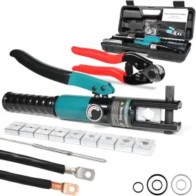 Brileine 313034834894 10 Tons Hydraulic Crimping Tool And Cable Cutter With 9 Dies Crimper Fo