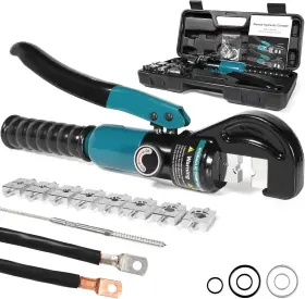 Brileine 313050750741 Hydraulic Crimping Tool Crimper 10 Tons For 12-2/0 Awg Cable