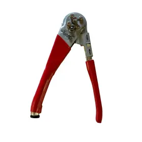 612110 Buchanan Vintage Crimp Tool Cat No 4-way Crimper Made In Usa Red Handle