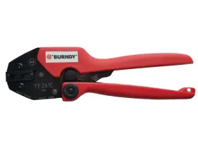 Burndy 621945625938 Yf261cskit - Ratchet Crimper For Bare And Covered Ferrules #26-1/0 Awg