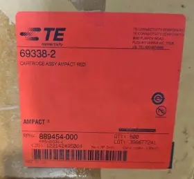 69338-2 Burndy Te Energy Ampact Red Booster Charge Shells Case Of 500 20 Boxes 25