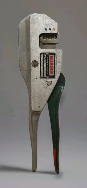 8ec-1 Burndy Vintage Norwalk Connect. Mr 8ec -1 Crimping Tool Pre-owned Works Freely